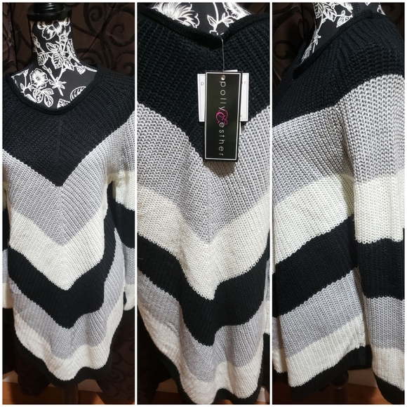 Polly & Esther PO COZY 3 Knitted Sweater - Picture 3 of 5